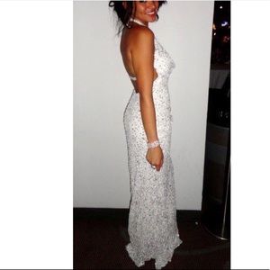 White Camille La Vie PROM DRESS